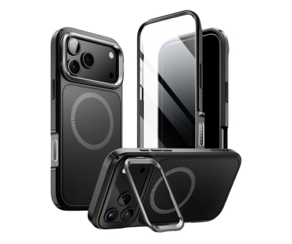 Etui / obudowa na smartfona Supcase Iblsn Ares Flip Mag Magsafe do Iphone 17 Pro Max Black
